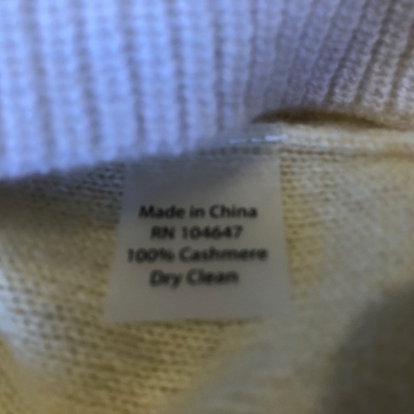 Kinross Cashmere Stripe Bell Sleeve Sweater Limoncello Multi - Picture 6 of 6